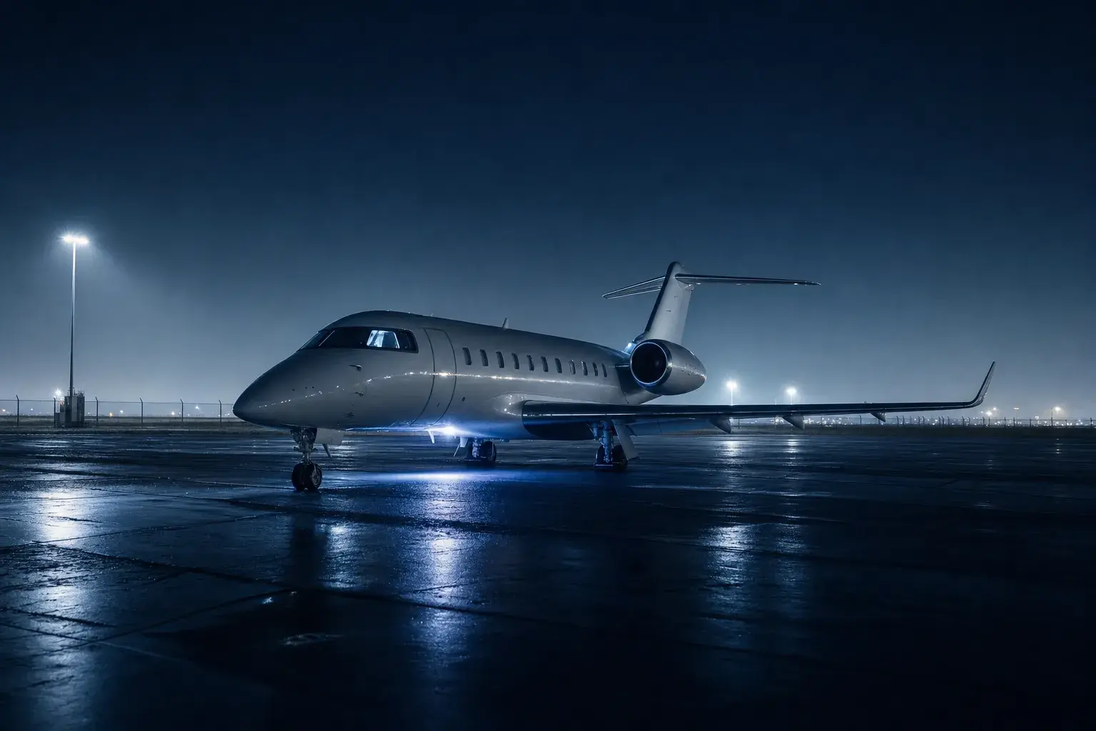 Private jet from London to Dubai: which airport, and who clears the landing